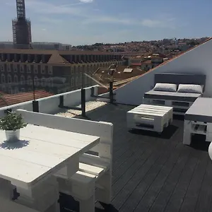 A Terrace On A Topfloor With A View Appartement Lissabon